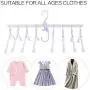 Mytour 8 in 1 Expandable Clothes Hangers for Shirts,Dress,Heavy Coats, 4X Space Saving,Suitable for All Ages Clothes,Holds Up to 30 Ponds,Creat A Easy, Effortless, Wrinkle-Free Clothes Closet (White)
