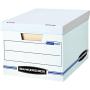 Bankers Boxes STOR/File Storage Boxes, Standard Set-Up, Lift-Off Lid, Letter/Legal (00703)