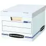 Bankers Boxes STOR/FILE Storage Boxes, Standard Set-Up, Lift-Off Lid, Letter/Legal, 6 Pack (57036-04)