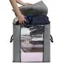 SLEEPING LAMB Large Foldable Storage Bag Organizer Clothes Storage Container for Blanket Comforter Clothing Bedding with Durable Handles, Grey SLEEPING LAMB Large Foldable Storage Bag Organizer Clothes Storage Container for Blanket Comforter Clothing Bedding with Durable Handles, Grey