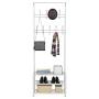 Topeakmart New Coat Rack Metal Coat Clothes Shoes Hat Umbrella Bag Steel Pipe Stand Rack Hanger Hooks