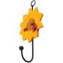 MonkeyJack EU Fashion Daisy Flower Wall Hook Hanger Clothes/Coat/Towel Storage Holder for Kitchen/Bath - Yellow, 14x8cm