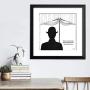 Ralph Waldo Emerson Literary Quote Print. Fine Art Paper, Laminated, Framed or Canvas with Hanger. Multiple Sizes.