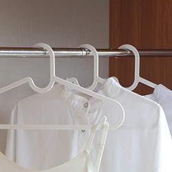 Household Non-Slip Hangers Plastic Seamless Clothes Hangers Windproof Childrens Hangers (1 Pcs),S