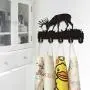 LXH Sika Deer Silihouette Wooden Hanger Christmas Unique Gift Clothes Hat Key Hook/Coat Rack/Wall Hook Modern Home Decoration Wall Stickers Kitchen Bathroom Towel Hook,Black LXH Sika Deer Silihouette Wooden Hanger Christmas Unique Gift Clothes Hat Key Hook/Coat Rack/Wall Hook Modern Home Decoration Wall Stickers Kitchen Bathroom Towel Hook,Black