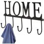 Decorative Home Design Black Wall Mounted Metal 5 Coat Hooks Clothing/Towel Hanger Garment Rack Decorative Home Design Black Wall Mounted Metal 5 Coat Hooks Clothing/Towel Hanger Garment Rack