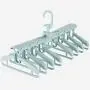 EvaroFly Multipurpose Magic Stretch Folding Hanger, Child Household Clothes Hanger, Save Space -Green 1 Pc
