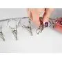 Home-X Drip-Dry Stainless Steel Clothes Drying Hanger, Laundry Clothesline, 8 Built-in Clothespins, Heavy-Duty Clothes Hangers, Dry Socks Towels Bras Baby Clothes, Gloves-16”x4” Home-X Drip-Dry Stainless Steel Clothes Drying Hanger, Laundry Clothesline, 8 Built-in Clothespins, Heavy-Duty Clothes Hangers, Dry Socks Towels Bras Baby Clothes, Gloves-16”x4”