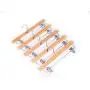 Amber Home 10 Pack Solid Gugertree Deluxe Wooden Pants Hangers Bottom Hanger Slacks Hanger Skirt Hanger with 2-Adjustable Clips (Natural, 10) Amber Home 10 Pack Solid Gugertree Deluxe Wooden Pants Hangers Bottom Hanger Slacks Hanger Skirt Hanger with 2-Adjustable Clips (Natural, 10)