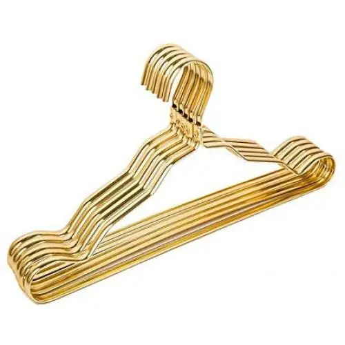 Jiansheng Clothes Hanger, Wide Shoulder Drying Rack, Non-Slip Wet and Dry, Aluminum Alloy, Non-Slip Clothes, Hangers, 10 Pieces, Silver (Color : Gold, Size : 10 Pack) Jiansheng Clothes Hanger, Wide Shoulder Drying Rack, Non-Slip Wet and Dry, Aluminum Alloy, Non-Slip Clothes, Hangers, 10 Pieces, Silver (Color : Gold, Size : 10 Pack)