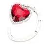 Foldable Purse Handbag Hanger Hook Holder Heart Shape Red Foldable Purse Handbag Hanger Hook Holder Heart Shape Red