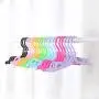 HNIWDJ Set of 10 Clothes Hangers Travel Portable Plastic Hangers Simple Folding Hangers No Trace Clothes Hanging Racks Indoor Airer (Color : Red) HNIWDJ Set of 10 Clothes Hangers Travel Portable Plastic Hangers Simple Folding Hangers No Trace Clothes Hanging Racks Indoor Airer (Color : Red)