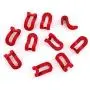 20PC Random Color Creative Mini Flocking Clothes Hanger Easy Hook Closet Organizer Home