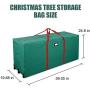 IC ICLOVER Christmas Tree Storage Bag, Extra Large Waterproof Rolling Duffel Box, Fits 6-9 Feet Artificial Disassembled Tree, Dustproof Holiday Decorations Storage Case with Wheels and Handles, Green IC ICLOVER Christmas Tree Storage Bag, Extra Large Waterproof Rolling Duffel Box, Fits 6-9 Feet Artificial Disassembled Tree, Dustproof Holiday Decorations Storage Case with Wheels and Handles, Green