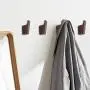 Pack of 4, Simple Style, Natural Black Walnut Wood Coat Hooks, Wall Mounted Modern Single Organizer Hangers, Wooden Hook Handmade Craft Clothes Hat Hanger Towel Umbrella Rack Pack of 4, Simple Style, Natural Black Walnut Wood Coat Hooks, Wall Mounted Modern Single Organizer Hangers, Wooden Hook Handmade Craft Clothes Hat Hanger Towel Umbrella Rack
