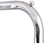 MyGift Freestanding 60-Inch Stainless Steel Single Rod Garment Organizer Rack/Rolling Clothes Hanger
