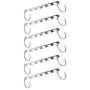 6 Pcs Folding Shirts Coat Clothes Hanger Holders Save Space Non-Slip Clothing Organizer Practical Racks Hangers for Clothes