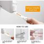 Retractable Clothesline Clothesline Rope Drying Rack Balcony Clothes Line with Hanger Hole, White