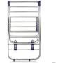 CRESNEL Stainless Steel Clothes Drying Rack ? Adjustable Gullwing and Foldable for Easy Storage ? Rust-Proof for Indoor and Outdoor Use
