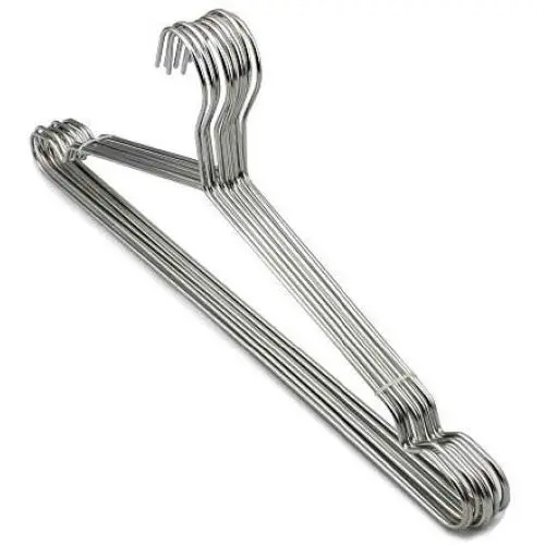 20 Pieces Extra Wide Metal Clothes Hanger, 50 cm Stainless Steel Hanger for Big Coats, wire diameter 4mm 20 Pieces Extra Wide Metal Clothes Hanger, 50 cm Stainless Steel Hanger for Big Coats, wire diameter 4mm