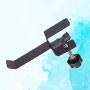 Cabilock 1 Pc Universal Headphone Hook Hold Hanger Stand Aluminum Alloy Under Desk Headset Rack Shelf Earphones Mount
