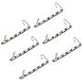 10pcs Magic Clothes Hanger Hanging Chain Metal Cloth Closet Hanger Shirts Tidy Save Space Organizer Hangers for Clothes