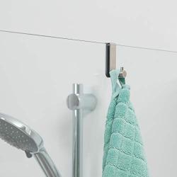 Tiger Rhino for Shower Doors 6-8 mm Brushed Stainless Steel Hook, One Size