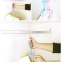 5Hole Practical Clothes Hanger Rack Space Saver Organizer Magic Hanger Closet Organizer Space Save 10pcs Color Random 5Hole Practical Clothes Hanger Rack Space Saver Organizer Magic Hanger Closet Organizer Space Save 10pcs Color Random