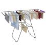 Pinleg Stainless Steel Clothes Drying Rack Folding Multi-Function Hanger Floor Drying Towel Rack Folding Laundry Rack for Indoor and Outdoor Use Pinleg Stainless Steel Clothes Drying Rack Folding Multi-Function Hanger Floor Drying Towel Rack Folding Laundry Rack for Indoor and Outdoor Use