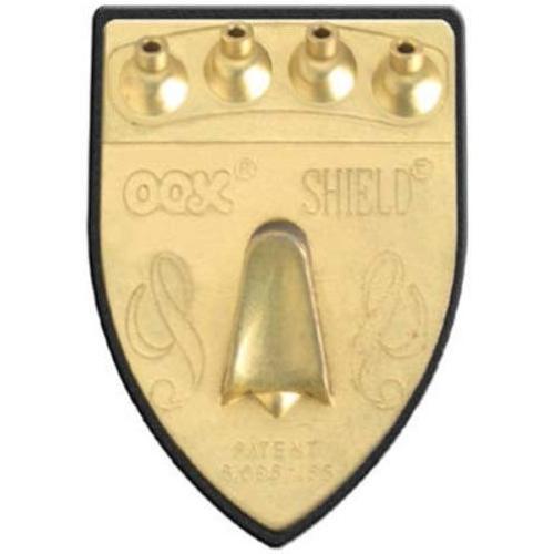 OOK 55007 Shield Picture Hanger Supports Up to 100 Pounds, Brass