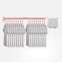 HJYPYJ Magic Airer,360?? Rotate Mobile Hanging Hole Multifunction Folding Hangers,Adjustable Aluminum Alloy Drying Rack,Space-Saving Organizer Hangers,Bearing 100Kg Thickened Bottom Plate/Rose