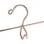 Amber Home Add-On Shiny Rose Gold Copper Metal Clothes Pants Skirt Slack Hangers Clothing Hangers with 2-Adjustable Clips (5 Pack) Amber Home Add-On Shiny Rose Gold Copper Metal Clothes Pants Skirt Slack Hangers Clothing Hangers with 2-Adjustable Clips (5 Pack)