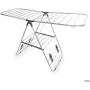 CRESNEL Stainless Steel Clothes Drying Rack ? Adjustable Gullwing and Foldable for Easy Storage ? Rust-Proof for Indoor and Outdoor Use