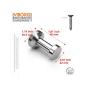 viborg (4 pieces Deluxe Solid Sus-304 Stainless Steel Bathroom Bath Single Towel Robe Hook Holder Kitchen Towel Hanger Hooks XS-894-4