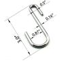 20 Pack Heavy Duty S Hooks Stainless Steel S Shaped Hooks Hanging Hangers for Kitchenware Spoons Pans Pots Utensils Clothes Bags Towers Tools Plants (Silver)