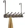 mDesign Decorative Over Door Long Easy Reach 12 Hook Metal Storage Organizer Rack to Hang Jackets, Coats, Hoodies, Clothing, Hats, Scarves, Purses, Leashes, Bath Towels & Robes - Bronze mDesign Decorative Over Door Long Easy Reach 12 Hook Metal Storage Organizer Rack to Hang Jackets, Coats, Hoodies, Clothing, Hats, Scarves, Purses, Leashes, Bath Towels & Robes - Bronze