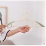 10pcs Random Color Adult Scalable Hangers Wide Shoulder Antiskid Plastic Multi-Function Clothes Hanger Decoration