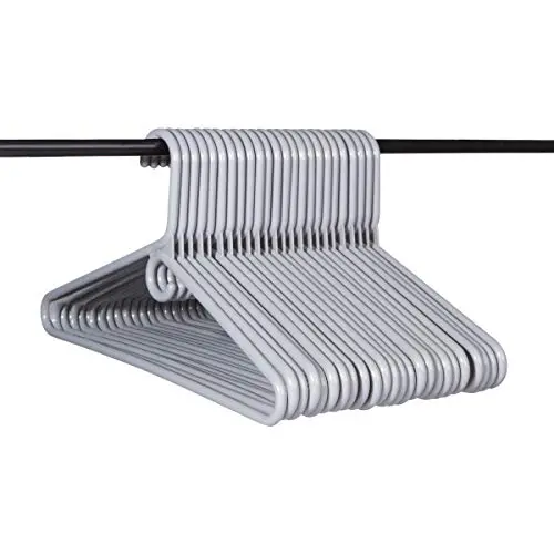 Neaties American Made Gray Super Heavy Duty Plastic Hangers, Plastic Clothes Hangers Ideal for Everyday Use, Clothing Standard Hangers, 24pk Neaties American Made Gray Super Heavy Duty Plastic Hangers, Plastic Clothes Hangers Ideal for Everyday Use, Clothing Standard Hangers, 24pk