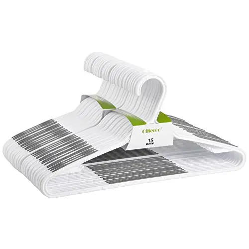 Ollieroo 30 Pack Bendable Plastic Hangers Light-Weight Non-Slip Clothes/Suit Hangers (Grey) Ollieroo 30 Pack Bendable Plastic Hangers Light-Weight Non-Slip Clothes/Suit Hangers (Grey)