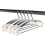 Yevison Multifunction Hanger Windproof Clothes Hanger Metal Anti-Slip Clothes Holder for Home Space Saving 2 Pcs Adorable Quality and Durable