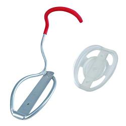 Delta Cycle Fat Tire Leonardo Wall Rack & Tray, Silver