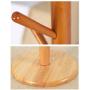 SOOKER Coat Hangers Coat Stand Clothes Rack Free Standing Floor Hanger Hook Steel Hat Clothes Jacket Coat Umbrella Storage Organiser Stand Rack -0223 (Color : Honey Color)