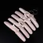 KIPB 5pcs Practical Clothes Drying Racks Sponge Padded Satin Hangers Clothes Racks Clothes Hanging Hangers