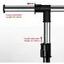 WeiJX Modern Chrome Plated Garment Rack Adjustable Rod Garment Rack with Adjustable Telescopic Double Rail/Rolling Clothes Hanger Black,A