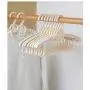 Clothes Hangers Childrens Hanger Baby Hanger Small Multifunctional Infant Retractable Drying Rack Plastic Hangers Indoor Airer (Color : A, Size : Pack of 10)