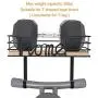 TJ.MOREE Ironing Board Hanger - Laundry Room Iron and Ironing Board Holder, Metal Wall Mount with Large Storage Wooden Base Basket and Removable Hooks (Black) TJ.MOREE Ironing Board Hanger - Laundry Room Iron and Ironing Board Holder, Metal Wall Mount with Large Storage Wooden Base Basket and Removable Hooks (Black)