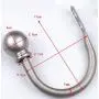 QUUPY 1Pair(2PCS) Round Shape Curtain Tassel Hanger Holder Decorative Curtain Holdback Wall Hook Clothes Hat Towel Coat Hanger Hook Iron Metal for Bathroom and Living Room (Black) QUUPY 1Pair(2PCS) Round Shape Curtain Tassel Hanger Holder Decorative Curtain Holdback Wall Hook Clothes Hat Towel Coat Hanger Hook Iron Metal for Bathroom and Living Room (Black)