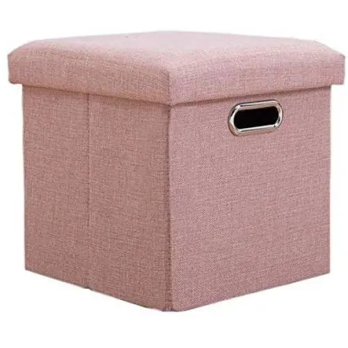 Lihio Folding Storage Ottoman Cube Foot Rest Stool Storage Seat Foldable Storage Boxes Hollow Design Padded with Memory Foam Lid Sofa Bed for Space Saving 11.8x11.8x11.8 Inch,Yellow Pink Lihio Folding Storage Ottoman Cube Foot Rest Stool Storage Seat Foldable Storage Boxes Hollow Design Padded with Memory Foam Lid Sofa Bed for Space Saving 11.8x11.8x11.8 Inch,Yellow Pink