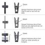 HOUSE DAY Plastic Hanger Clips, 100 Pack Strong Pinch Grip Clips for Use with Slim-line Clothes Velvet Hangers, Finger Clips Black (Renewed)