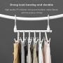 GQQG Pants Hangers with Clips Space Saving Trousers Skirt Hangers Magic Hanger Plastic Heavy Duty Non-Slip Closet Clothes Hangers for Adult Kids, White (Size : 2PCS) GQQG Pants Hangers with Clips Space Saving Trousers Skirt Hangers Magic Hanger Plastic Heavy Duty Non-Slip Closet Clothes Hangers for Adult Kids, White (Size : 2PCS)